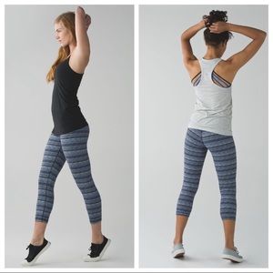 Lululemon Wunder Under High Rise Black Multi leggings 😍